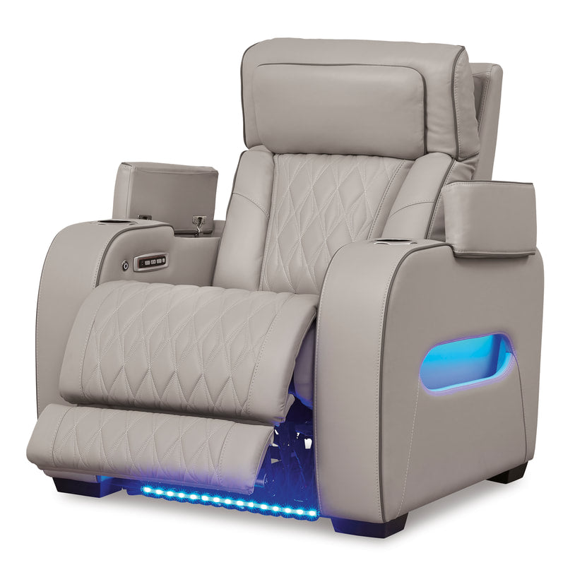 Glam Power Recliners -Top grain + Massage-