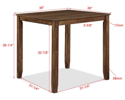 Ashborn Counter Height Set