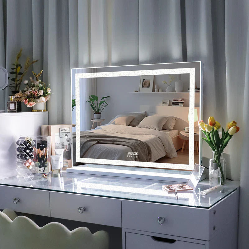Crystal Hollywood Vanity Mirror