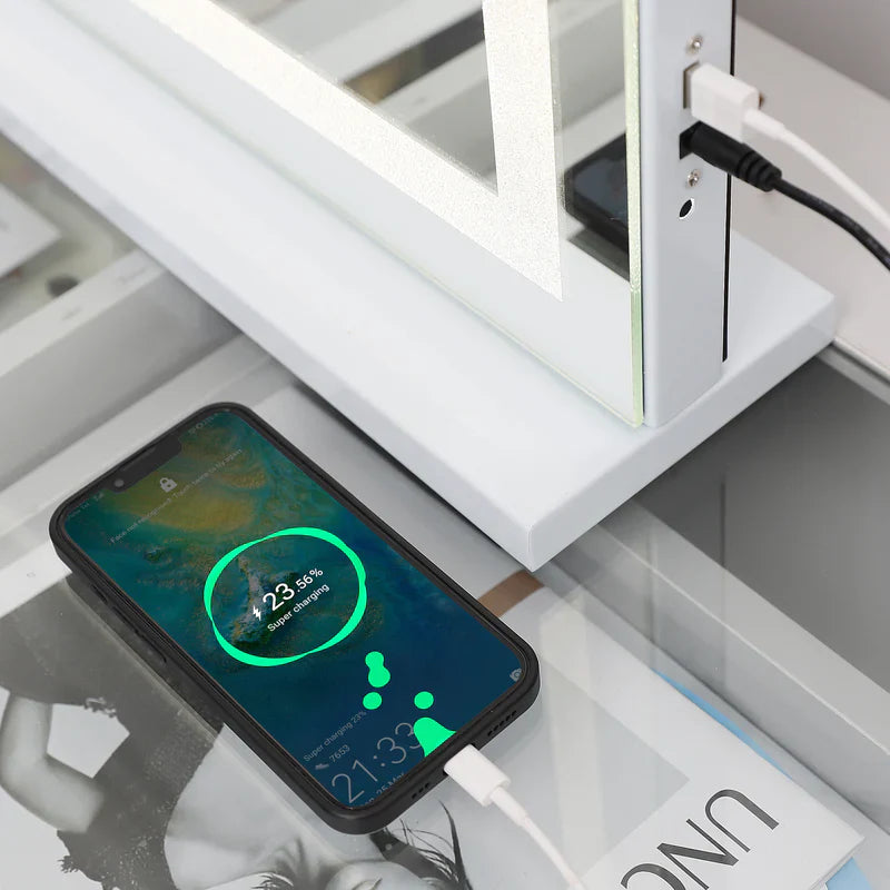 Crystal Hollywood Vanity Mirror