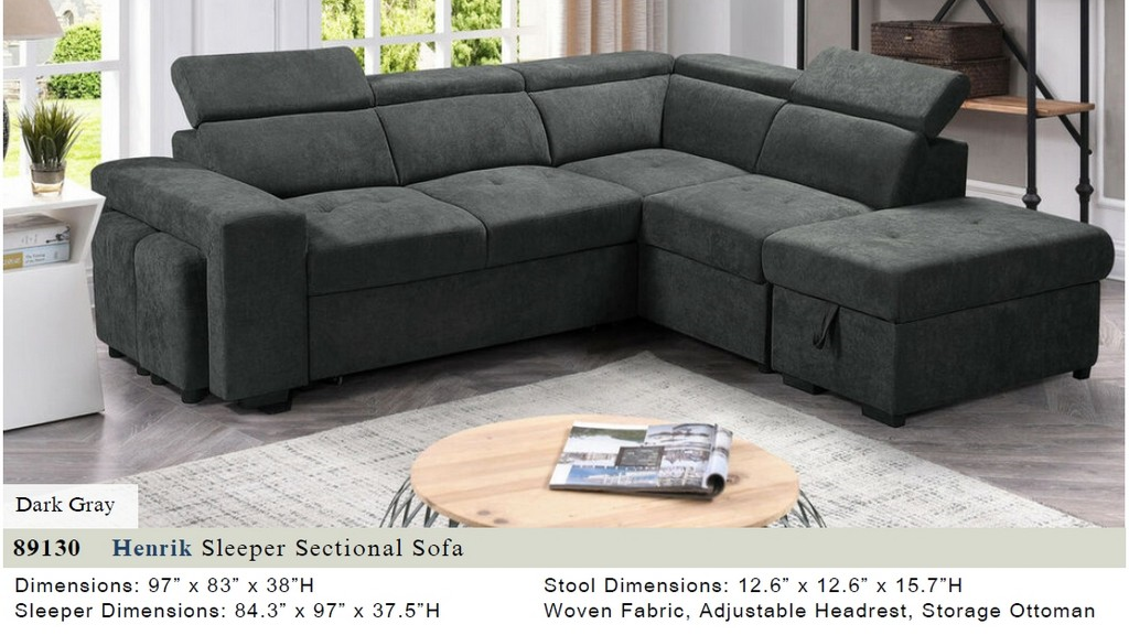 Henrik Sleeper Sectional Sofa