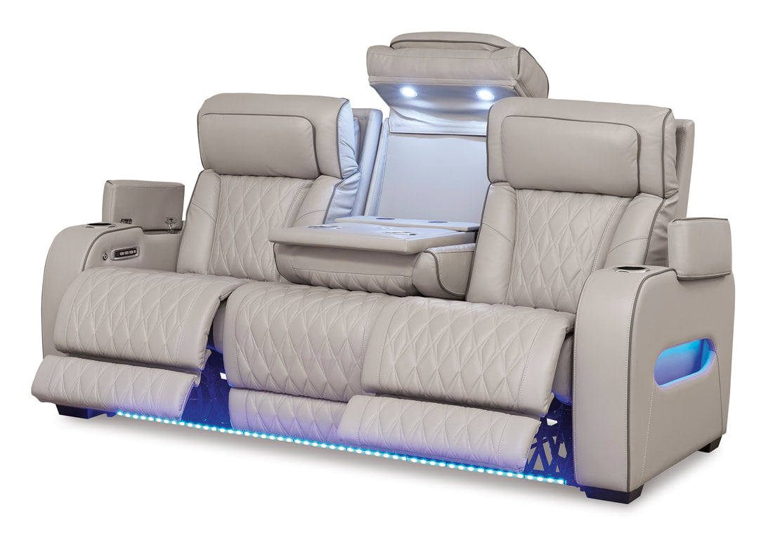 Glam Power Recliners  -Top grain + Massage-